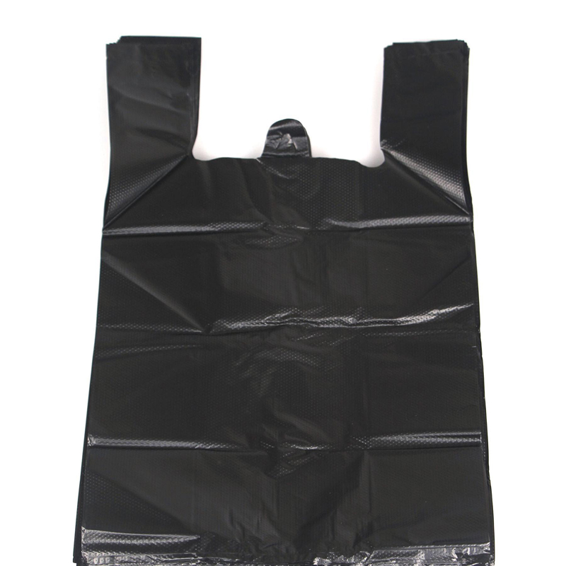 černá předsádka pro plastovou nákupní tašku